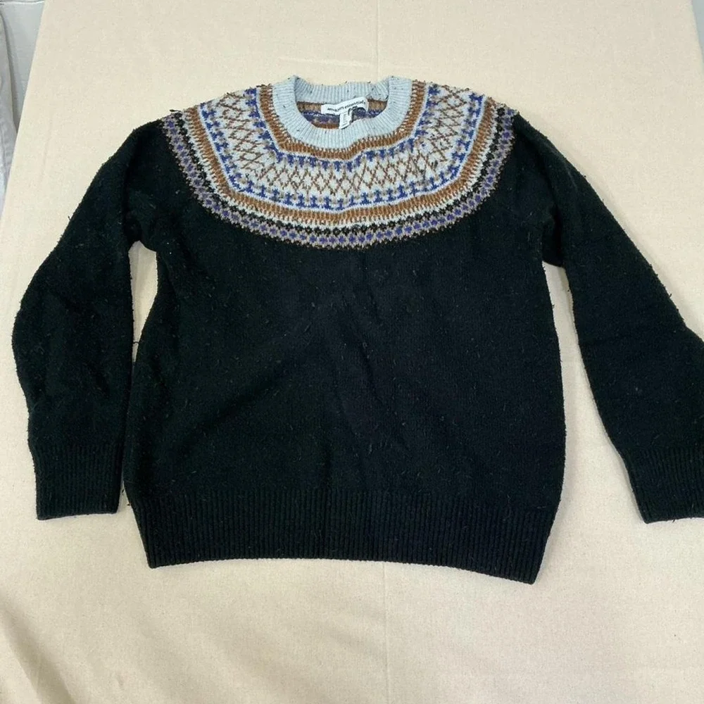 Cozy‎ fair isle knit sweater